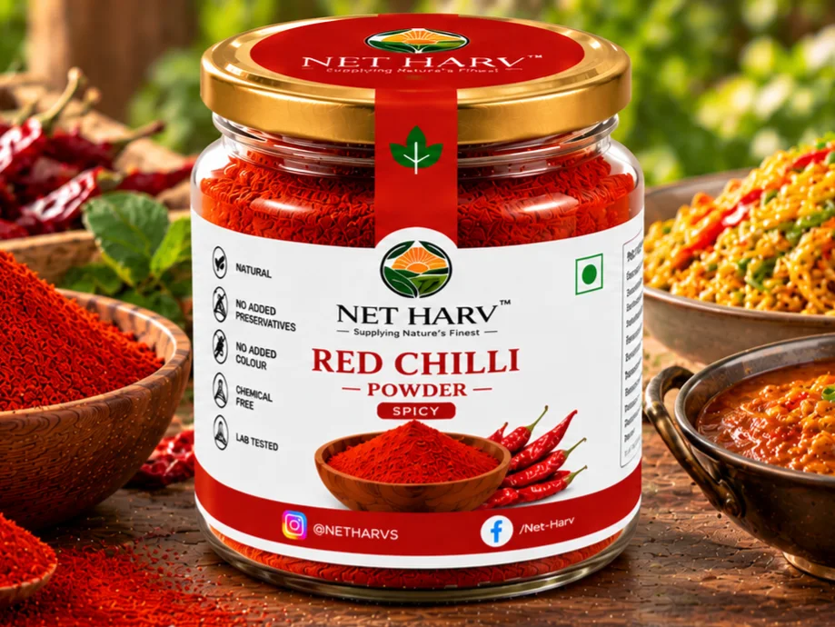 NET HARV RED CHILLI POWDER - SPICY