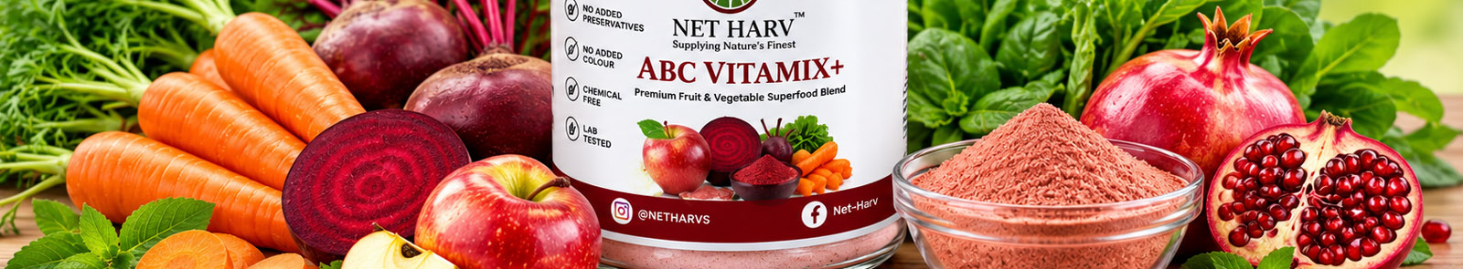 NET HARV ABC VITAMIX+ Powder