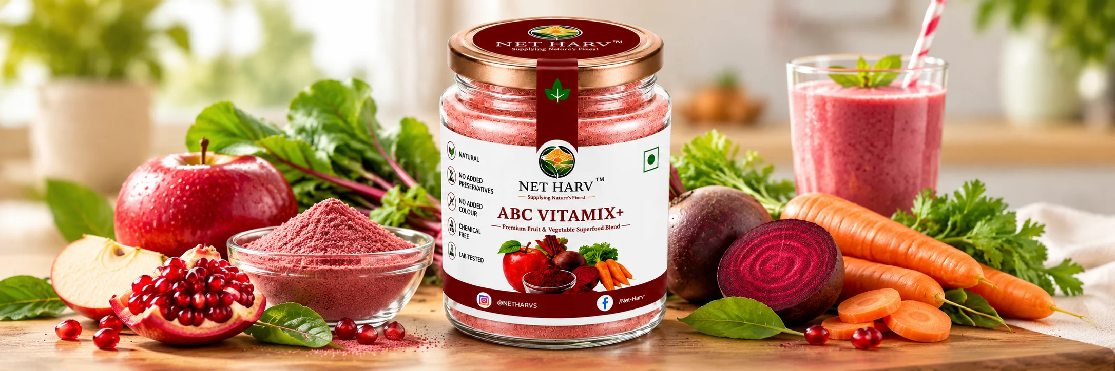 NET HARV ABC VITAMIX+ Powder